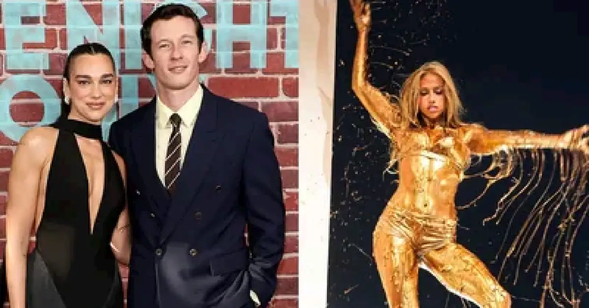 Bradley Cooper and Gigi Hadid’s Matching Rings, Dua Lipa and Callum Turner’s Red Carpet Debut, Tate McRae’s Golden Performance: Hollywood’s Big Week