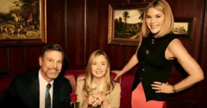 L R Cast members of Line of Fire Peter Krause Hope Davis and executive producer Jenna Bush Hager Jenna Bush Hager Instagram 46kb NBC’s Line of Fire Sets September Premiere With Peter Krause Leading a Family of Law Enforcement Agents