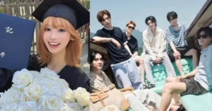 Mina Chan and ENHYPEN members Image via Instagram @minann22 and @enhypen 49kb ENHYPEN Fan Mina Chan Dies After Livestream, Online Bullying Under Investigation
