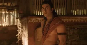 Ranbir Kapoor in a still from the Ramayana English trailer. 59kb Ramayana English Trailer Takes Over Social Media, Fans Say It Is Better Than Hindi Version