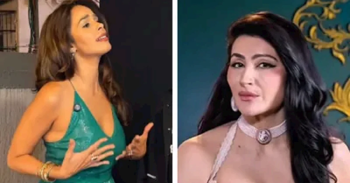 Shalini Passi claimed that Mallik Sherawat is boasting about a fake Dolce dress. 68kb Shalini Passi Calls Out Mallika Sherawat’s Dolce & Gabbana Dress on The Traitors 2 as Fake
