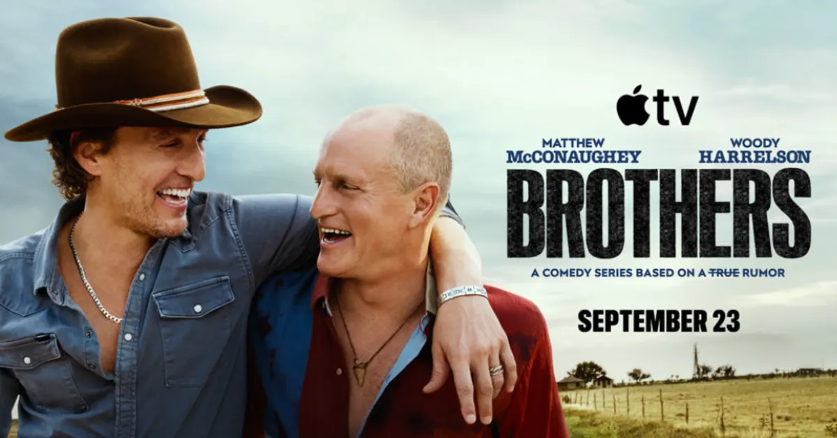 image 9 1 Matthew McConaughey Brings Back His ‘Wolf of Wall Street’ Chest-Thumping Routine in New Apple TV Series ‘Brothers’