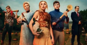 ‘Tall Tales And Murder’ First Look: Ella Lily Hyland and Aidan Gillen Lead BBC and RTÉ’s Wild New Crime Comedy