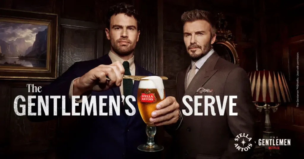 Netflix and Stella Artois Join Forces for 'The Gentlemen's Serve' Campaign