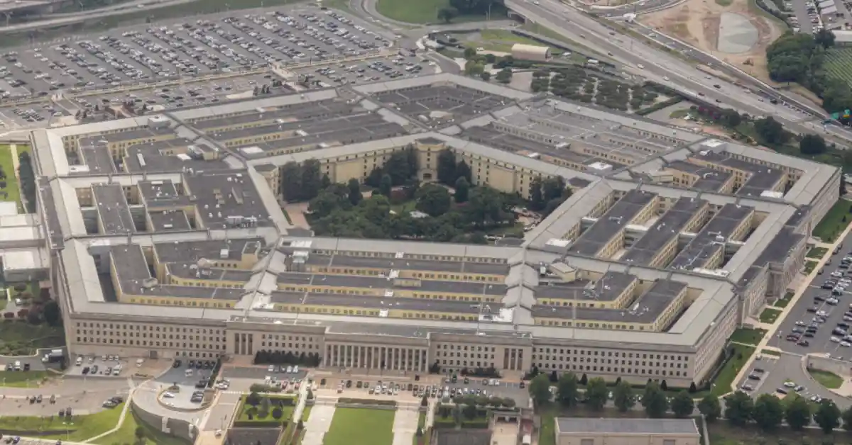 Aerial of the Pentagon Office Building Source Getty UFO Expert Says ‘Disclosure Day’ Alien Coverup Story Doesn’t Look Like a Coincidence