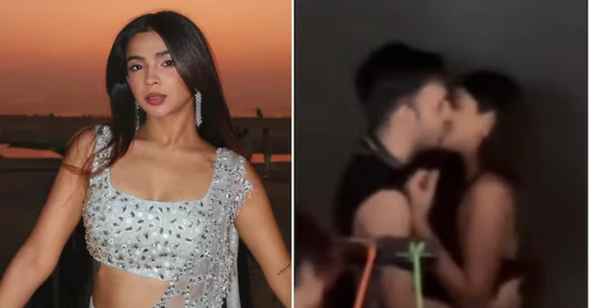 Apoorva Mukhijas viral kissing video with Amin Jaz. Credit Instagram The.Rebel .kid Apoorva Mukhija Kisses DJ Amin Jaz in Viral Video, Dating Rumors Heat Up