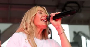 Ellie Goulding Norway v England Quarter Final FIFA World Cup 2026 Source Getty Ellie Goulding Heart Emoji Tweet Amid Ed Sheeran Tour Drama, Relationship History Explained