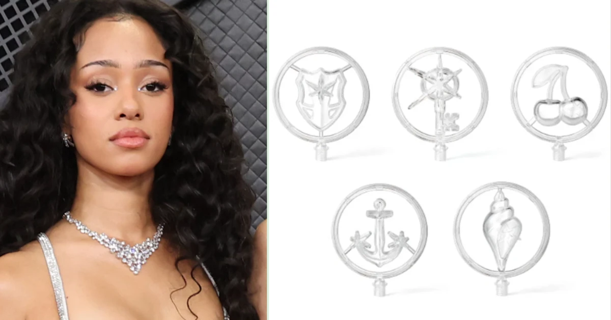 KATSEYE light stick charms and Manon Image via Weverse KATSEYE and Instagram @meretmanon KATSEYE Official Light Stick Sparks Outrage as Fans Spot Only 5 Member Charms