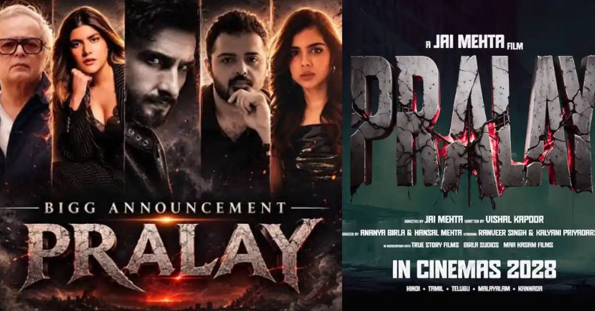 Pralay Movie Poster Revealed: Ranveer Singh And Kalyani Priyadarshan’s Zombie Thriller Gets A Release Year