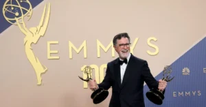 Stephen Colbert Turns Emmys 2026 Win Into A Job Pitch For The Late Show Crew: Hire Them