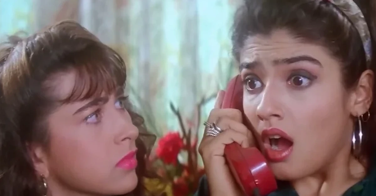 Raveena Tandon Recalls How a Simple Juice Offer Ended Andaz Apna Apna Cold War With Karisma Kapoor