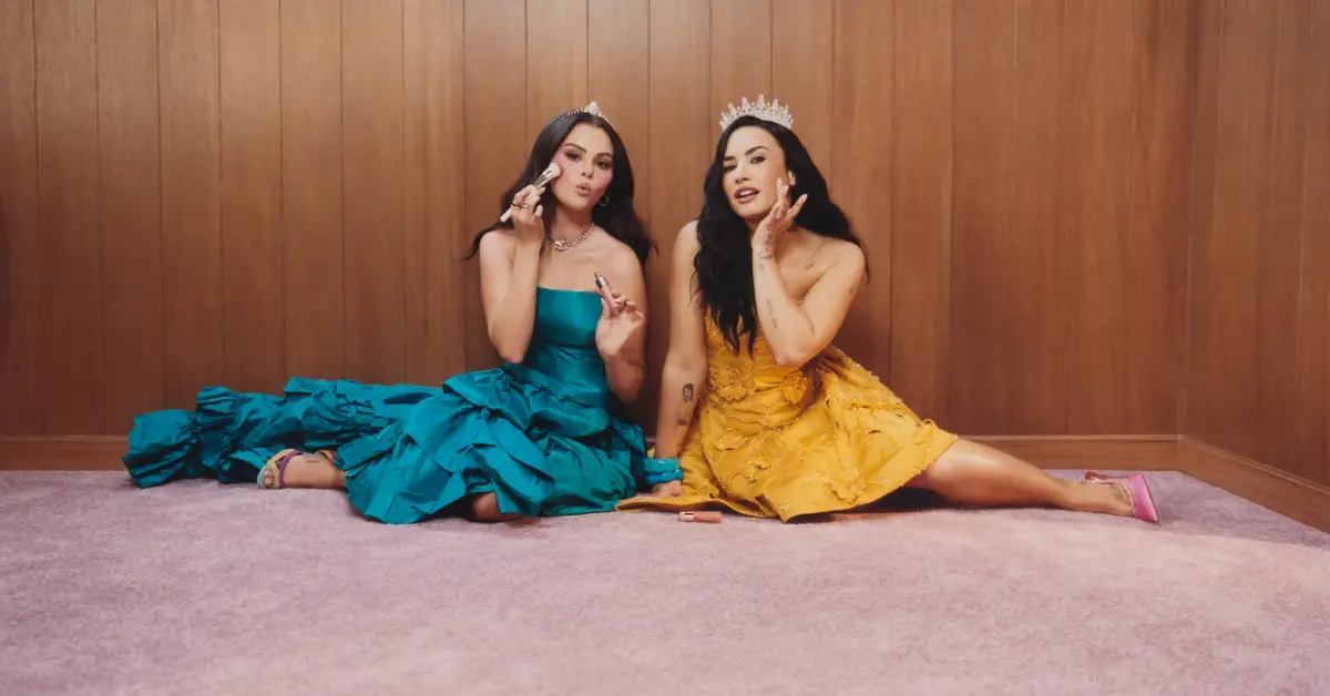 Selena Gomez and Demi Lovato Recreate Princess Protection Program Moments in Rare Beauty Campaign
