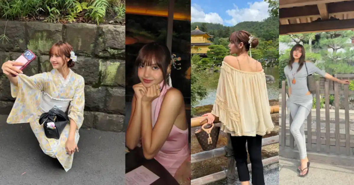image 2026 10 19T022658.965 BLACKPINK Lisa Japan Trip Fashion: Kimono, Cutout Bodysuit and Louis Vuitton Bags Steal the Spotlight