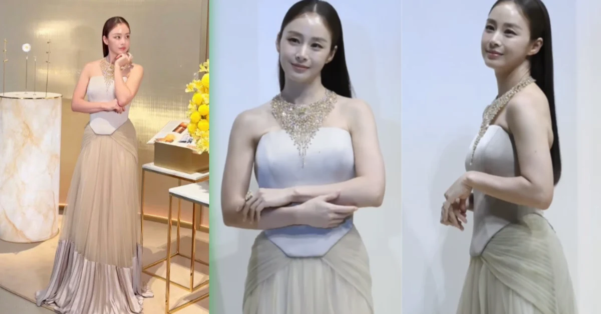 Kim Tae-hee Returns to Instagram After 14 Months, Responds to Dress Fit Criticism with Grace