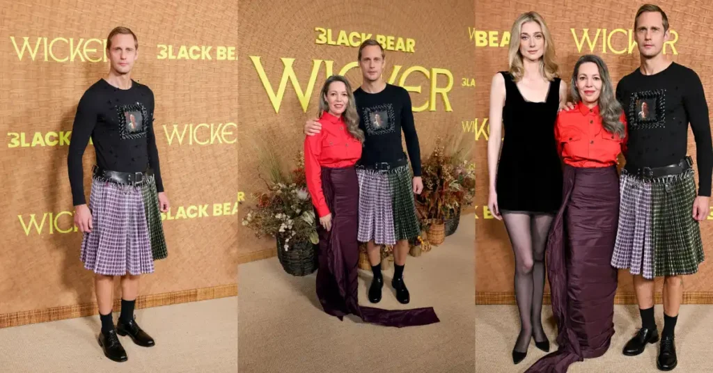 webp 19 Alexander Skarsgård’s ‘Wicker’ Press Tour Is a Fashion Show: Clear Shoes, Olivia Colman’s Face and a Gray Wig